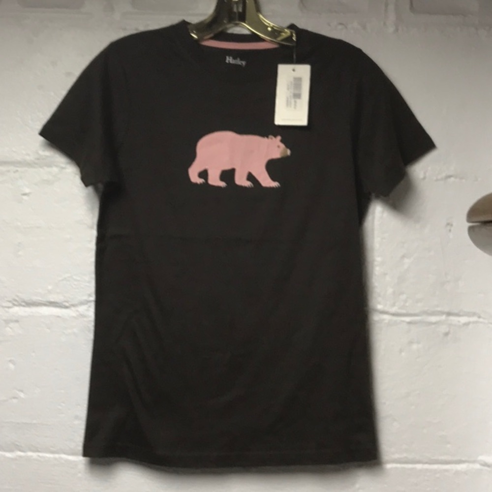 Hartley brown ladies tee.  Small. NWT